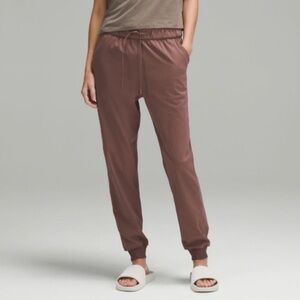 Lululemon Athletica Brown Track Pants with Elastic Cuffs